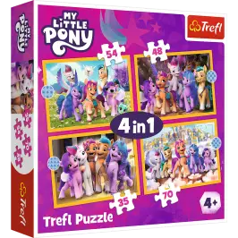 Puzzle - 4in1 - Meet the Pony My Little Pony Trefl 34624