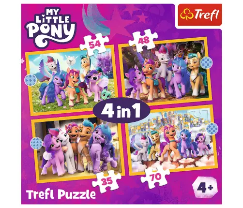 Puzzle - 4in1 - Meet the Pony My Little Pony Trefl 34624