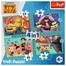 Puzzle - 4 in 1 - Crazy Minions Trefl 34648 Puzzle - 4 in 1 - Crazy Minions Trefl 34648