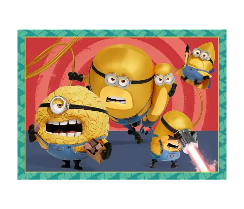 Puzzle - 4 in 1 - Crazy Minions Trefl 34648 Puzzle - 4 in 1 - Crazy Minions Trefl 34648