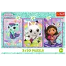 Puzzle 3x50 - Meet Gabby and the Gabbys Dollhouse Trefl 34876