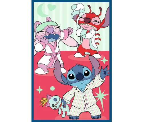 Puzzle - 3x80 - Stitch World Trefl 34885