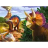 Puzzle - miniMaxi - Discover the world of dinosaurs - Trefl 56036