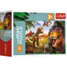 Puzzle - miniMaxi - Discover the world of dinosaurs - Trefl 56036