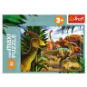 Puzzle - miniMaxi - Discover the world of dinosaurs - Trefl 56036