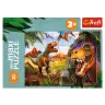 Puzzle - miniMaxi - Discover the world of dinosaurs - Trefl 56036