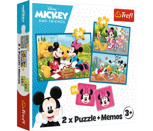 Puzzle - 2in1 + memos - Meet the heroes of Disney Trefl 93344 Puzzle - 2in1 + memos - Meet the heroes of Disney Trefl 93344