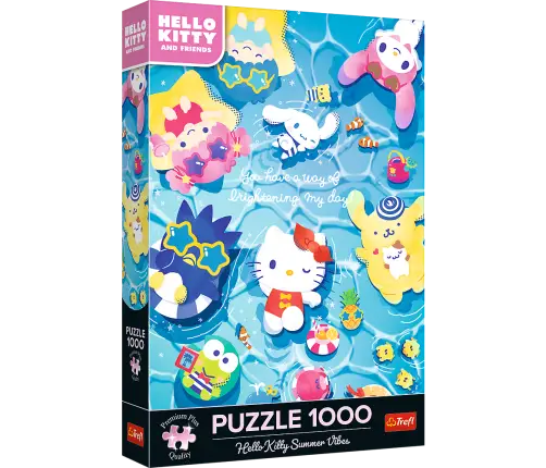 Puzzle - 1000 Premium Plus - Hello Kitty Summer Relaxation Trefl 12067