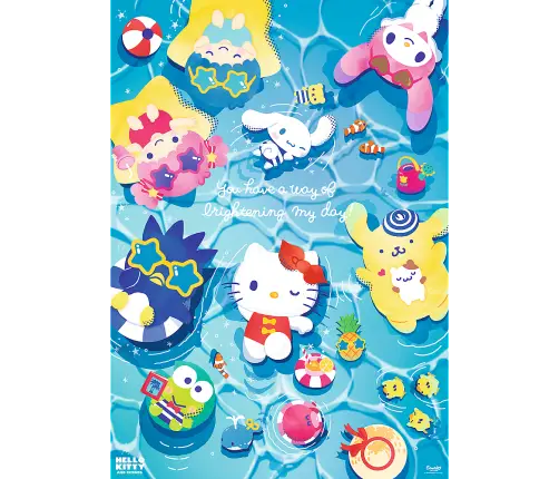 Puzzle - 1000 Premium Plus - Hello Kitty Summer Relaxation Trefl 12067