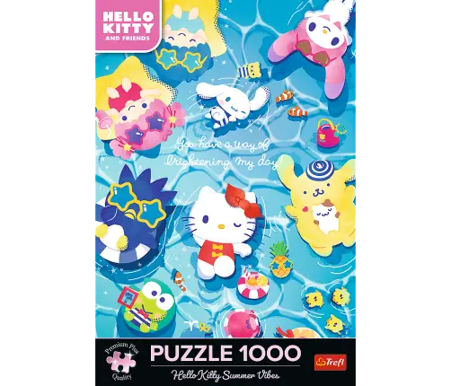 Puzzle - 1000 Premium Plus - Hello Kitty Summer Relaxation Trefl 12067