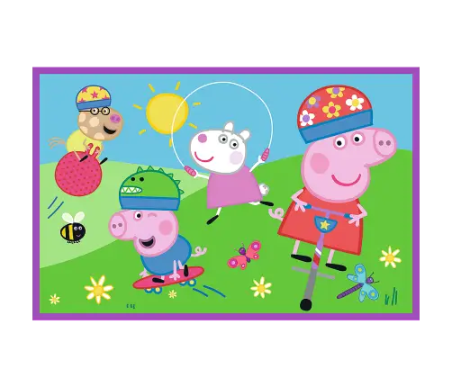 Puzzle - 2x24 - Peppa on the playground - Peppa Pig 34435