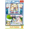 Puzzle - 2x24 - Funny Bluey - BBC Bluey Trefl 34446