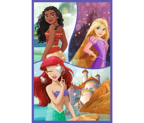 Puzzle - 3x80 - Princess friends - Disney Princess Trefl 34884 Puzzle - 3x80 - Princess friends - Disney Princess Trefl 34884