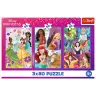 Puzzle - 3x80 - Princess friends - Disney Princess Trefl 34884 Puzzle - 3x80 - Princess friends - Disney Princess Trefl 34884