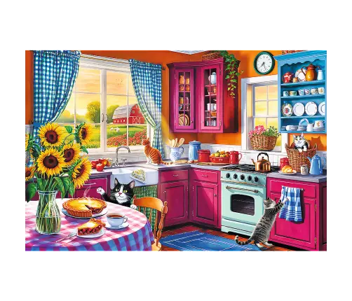 Puzzles - 300 Easy Piece - Morning in the Kitchen FSC Mix 70% 23102