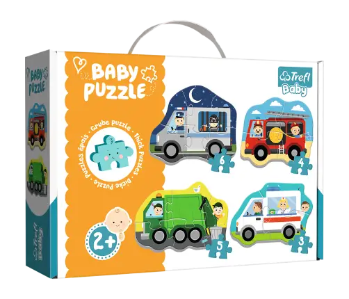 Puzzle - Baby Classic - Vehicles and competitions / Trefl Baby 36071
