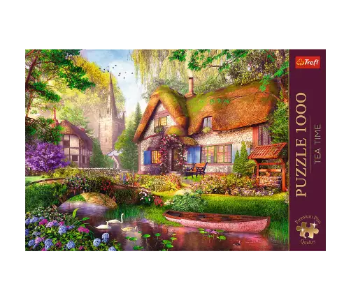 Puzzle - 1000 Premium Plus - Tea Time: A cottage in the forest Trefl 10804