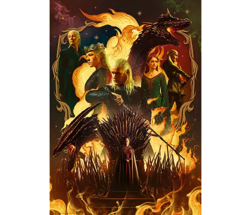 Puzzle - 1000 Premium Plus - Dragon's Kin Trefl 12068