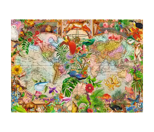Puzzle - 1000 Premium Plus - Tea Time: Ancient World Map Trefl 12077