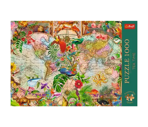 Puzzle - 1000 Premium Plus - Tea Time: Ancient World Map Trefl 12077