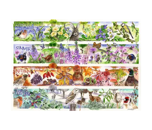 Puzzle - 1000 Premium Plus - Tea Time: Four Seasons Trefl 12078