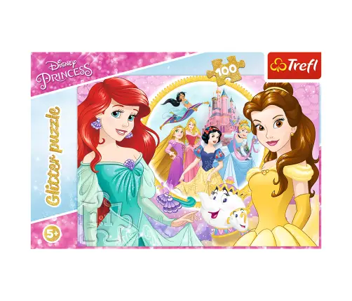 Puzzle - 100 Glitter - Memories of Bella and Ariel Trefl 14819