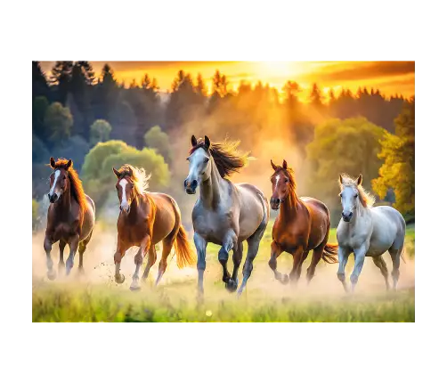 Puzzle - 1500 - Wild Horses Trefl 26215
