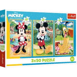 Puzzle - 3x50 - Mice on vacation Disney Trefl 34881 Puzzle - 3x50 - Mice on vacation Disney Trefl 34881
