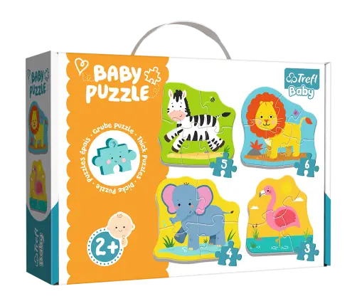 Puzzle - Baby Classic - Safari Animals / Trefl Baby 36073
