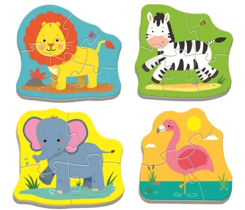 Puzzle - Baby Classic - Safari Animals / Trefl Baby 36073