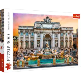 Puzzle 500 pcs. Trevi Fountain, Rome Trefl 37292
