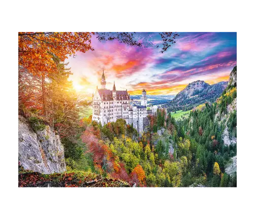 Puzzle 500 pcs. View of Neuschwanstein Castle, Germany Trefl 37427