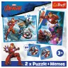 Puzzle - 2in1 + memos Heroes in action Marvel The Avengers Trefl 93333 Puzzle - 2in1 + memos Heroes in action Marvel The Avengers Trefl 93333