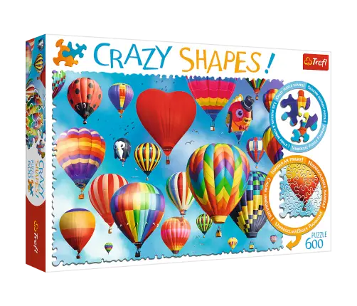 Puzzle - 600 Crazy Shapes - Colorful Balloons 11112 Puzzle - 600 Crazy Shapes - Colorful Balloons 11112