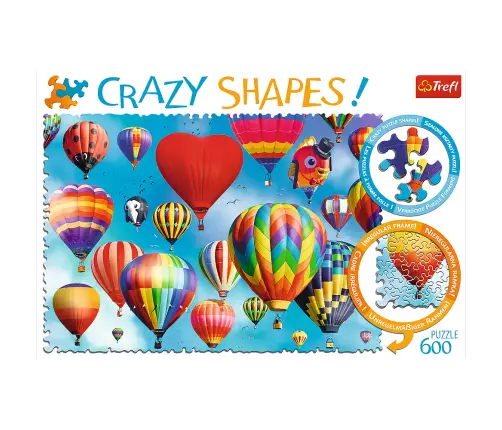 Puzzle - 600 Crazy Shapes - Colorful Balloons 11112 Puzzle - 600 Crazy Shapes - Colorful Balloons 11112