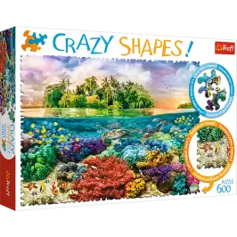 Puzzle - 600 Crazy Shapes - Tropical Island 11113