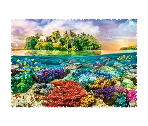 Puzzle - 600 Crazy Shapes - Tropical Island 11113