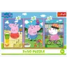Puzzle - 3x50 - The power of friendship / Peppa PigMix 70% 34877