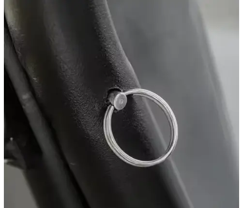 Four-person Garden Swing Rocking Canopy Freestanding Black