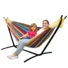 Garden Hammock with Frame for Two People, Colorful, 200x120