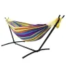 Garden Hammock with Frame for Two People, Colorful, 200x120