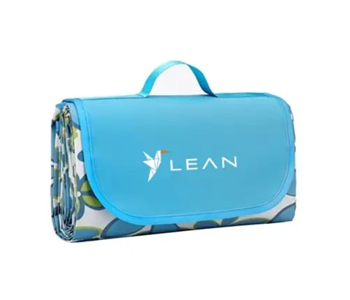 LEAN 150 x 200cm Foldable Beach Picnic Blanket Floral