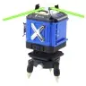 4D Laser Level Plane 16 Lines Case 2 Batteries Blue