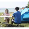 Folding Camping Table Adjustable Aluminum White 120x60cm Folding Camping Table Adjustable Aluminum White 120x60cm