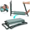 Garden Kneeler Stool Folding Chair With Toolbox 3in1
