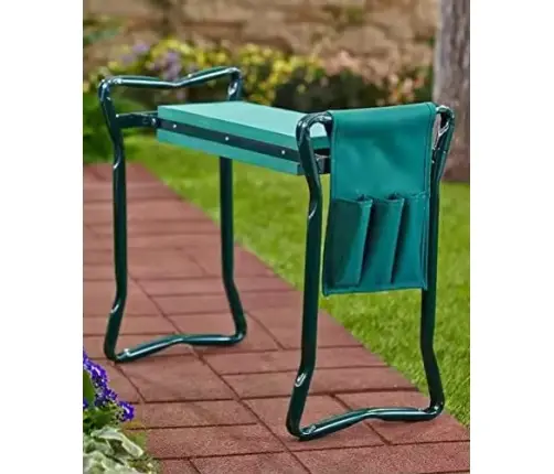 Garden Kneeler Stool Folding Chair With Toolbox 3in1