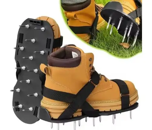 Aerator Scarifier Shoe Covers With Grass Spikes