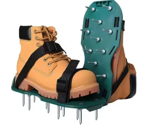 Aerator Scarifier Shoe Covers With Grass Spikes