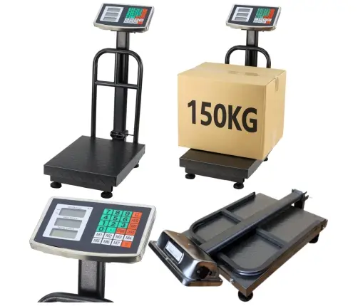 LCD Electronic Scale Platform Warehouse Accuracy up to 20g 150kg