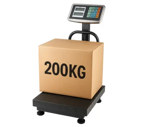 LCD Electronic Scale Platform Warehouse Accuracy up to 20g 200kg